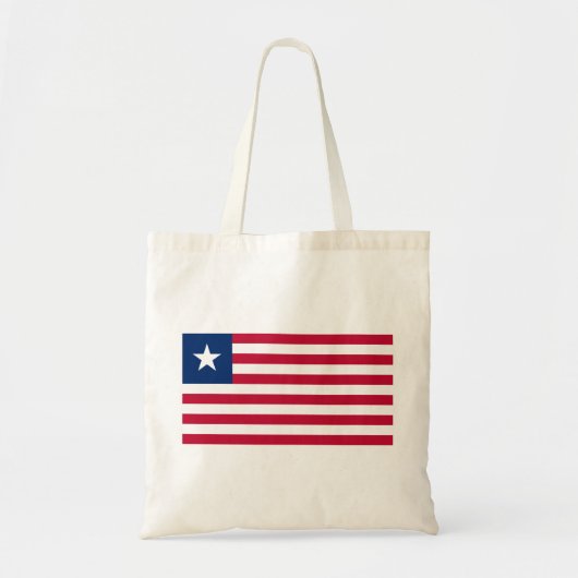 Liberiaanse vlag (Liberia) Tote Bag (Voorkant)