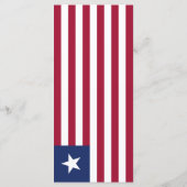 Liberiaanse vlag menu (Achterkant)