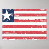  Liberiaanse vlag Poster (Voorkant)