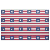 Liberiaanse vlag stof (Fat Quarter)