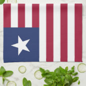 Liberiaanse vlag theedoek (Gevouwen)