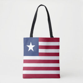 Liberiaanse vlag tote bag