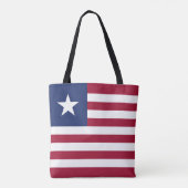 Liberiaanse vlag tote bag (Achterkant)