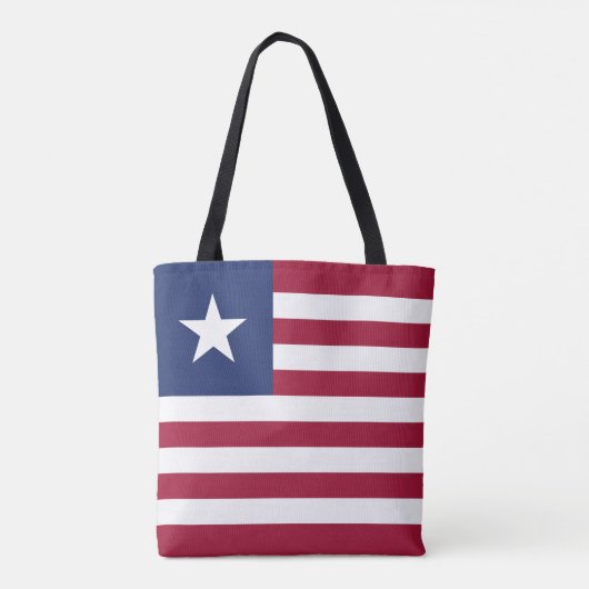 Liberiaanse vlag tote bag (Achterkant)