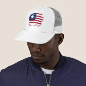 Liberiaanse vlag trucker pet (In situ)