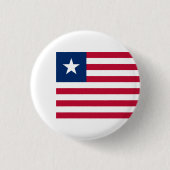 Liberiaanse vlag, vlag van Liberia Ronde Button 3,2 Cm (Voorkant)