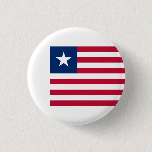 Liberiaanse vlag, vlag van Liberia Ronde Button 3,2 Cm (Voorkant)