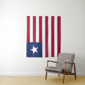 Liberiaanse vlag wandkleed (In situ)