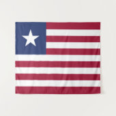 Liberiaanse vlag wandkleed (Voorkant (horizontaal))