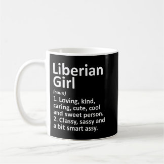 LIBERIAN GIRL LIBERIA Gift Funny Country Home Root Koffiemok