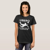 Libero Volleyball Player Graphic 1 T-shirt (Voorkant volledig)