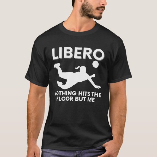 Libero Volleyball Player Graphic  1 T-shirt (Voorkant)