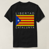 Libertad Catalunya Catalan Catalonia Independence T-shirt (Design voorkant)