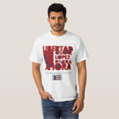 Libertad Oscar Lopez Rivera Ahora T-shirt (Voorkant volledig)