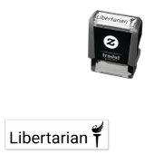 Libertarian 1,4 x 0,4-inch stempel (In situ)