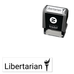 Libertarian 1,4 x 0,4-inch stempel