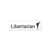 Libertarian 1,4 x 0,4-inch stempel (Design)