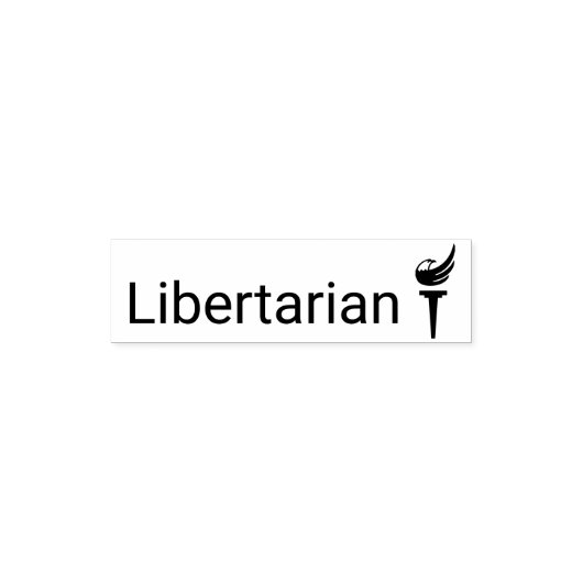 Libertarian 1,4 x 0,4-inch stempel (Design)