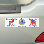 Libertarian bumper sticker (Op auto)