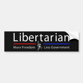 Libertarian Bumpersticker