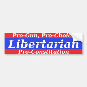Libertarian Bumpersticker