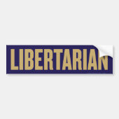 Libertarian Bumpersticker (Voorkant)
