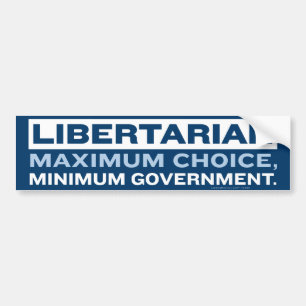 Libertarian Bumpersticker