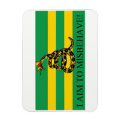 Libertarian en Firelfy Mashup Magneet (Verticaal)