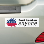 Libertarian Hedégel laat niemand zien Bumpersticker (Op auto)