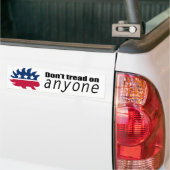 Libertarian Hedégel laat niemand zien Bumpersticker (Op Truck)