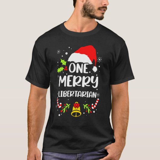 Libertarian One Merry Libertarian T-shirt (Voorkant)