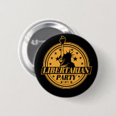 Libertarian Partij 1971 Ronde Button 5,7 Cm (Voorkant /achterkant)