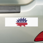 Libertarian Party Porcupine Symbol Bumpersticker (Op auto)