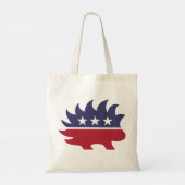 Libertarian Party Porcupine Symbol Tote Bag (Achterkant)