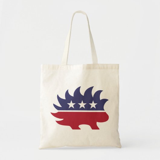 Libertarian Party Porcupine Symbol Tote Bag (Voorkant)