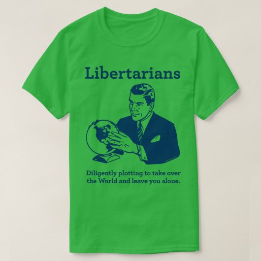 Libertarian Plot T-shirt (Design voorkant)