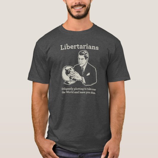 Libertarian Plot T-shirt (Voorkant)