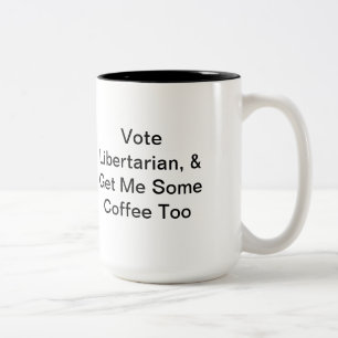 Libertarian Political Coffee Mok