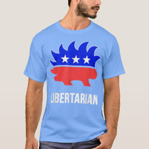 Libertarian Porcupine Libertarianisme T-shirt