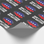Libertarian Porcupine Logo Don't Tread on Anyone Cadeaupapier (Hoek)