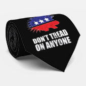 Libertarian Porcupine Logo Don't Tread on Anyone Stropdas (Opgerold)