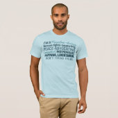 Libertarian T-Shirt, vrij liefhebbend T-shirt (Voorkant volledig)
