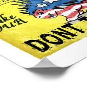 Libertarian trekt onze vrijheid terug poster (Hoek)