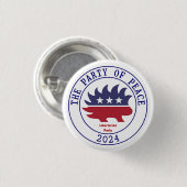 Libertariële partij in 2024 ronde button 3,2 cm (Voorkant /achterkant)