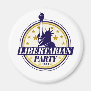 libertariële partij logo magneet