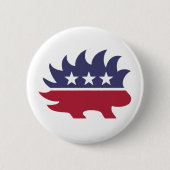 Libertariële partij ronde button 5,7 cm (Voorkant)