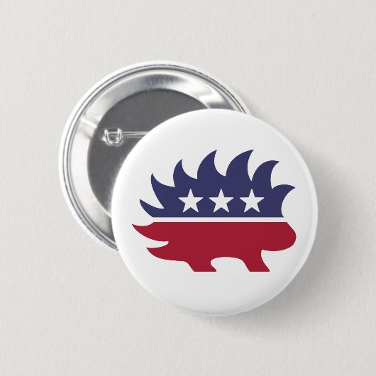 Libertariële partij ronde button 5,7 cm (Voorkant /achterkant)
