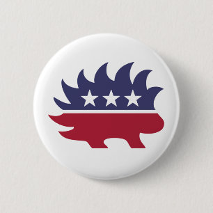 Libertariële partij ronde button 5,7 cm