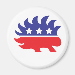 libertariële porcupine magneet
