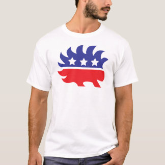 libertariële porcupine t-shirt